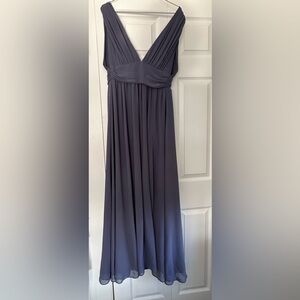 Lulus XS Gray maxi dress